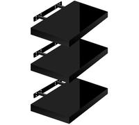 WOLTU 3 x Étagère Murale, Tablette Murale Panneau de Bois, Étagère Flottante, Étagère à Livres, 40x22,9x3,8cm, Nior RG9476sz-3