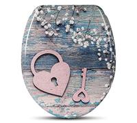 Abattant de toilette. en Duroplaste Couvercle de WC. antibactérien avec softclose Fonction. e Coeur