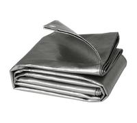 WOLTU Bâche de protection en polyéthylène, Bâche d’extérieur, Couverture de bateau,180g-m2, 4x6 m, Gris