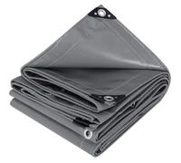 WOLTU Bâche de Protection en PVC Poids 500g-m² bâche Industrielle Couverture étanche,3x6m,Gris Foncé