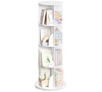 WOLTU Bibliothèque pour Enfants, Étagère Pivotante à 4 Niveaux pour Livres et Jouets, pour Chambre d'enfants, Blanche, KR036ws02