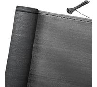 WOLTU Brise Vue Balcon et Jardin 1,8x10 m, Filet d'ombrage 150 g/m² en HDPE, Résistant aux UV et Imperméable, Coupe-Vent pour Terrasse avec Trous et Attaches de Câbles Inclus, Anthracite