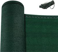 WOLTU Brise Vue Jardin, 1x6 m, Clôture Brise Vue Balcon, en PEHD 180g/m², Protection Contre Vent, Soleil, Vert W0UETT0070