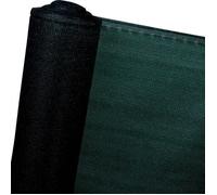 WOLTU Brise vue renfoncé pour balcon, Protection contre le vent, le soleil, la poussière, 1.2 x 10m, Vert Foncé