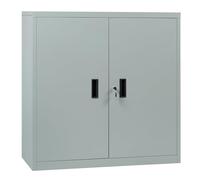 WOLTU Caisson Bureau, Armoire Bureau Métallique de Verrouillable, Gris | Caisson de Rangement Verrouillable, avec Étagère Réglable, Meuble Rangement