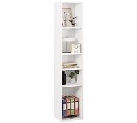 WOLTU Colonne de Rangement 5 Niveaux - Bibliothèque Étagère Autoportante