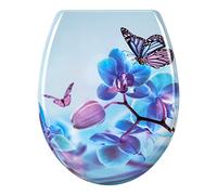 WOLTU Couvercle de WC avec SoftClose fonction,Abattant WC en Duroplaste Siège de toilette Design Déco,WS2448