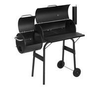 WOLTU CPZ8136sz Barbecue à charbon grill BBQ avec roues de transport 115x53x114cm,Noir