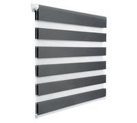 WOLTU Double Store Enrouleur,Installer facile et directement sans perçage,Réglage de rideau latéral,translucide,70x150cm,Gris Foncé