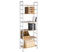 WOLTU Étagère à 6 Niveaux, Bibliothèque Étagère Rangement