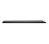 WOLTU Étagère Murale, Étagère Flottante de CD, pour Salon, Cuisine, Chambre, Salle de Bain 120x22.9x3.8cm, Noir RG9315sz-b