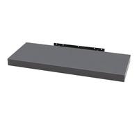 WOLTU Etagere Murale, Etagere, Étagère Murale Bois pour Salon, Cuisine, Chambre, Salle de Bain 60x22.9x3.8cm, Gris Foncé RG9319dgr
