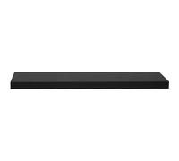 WOLTU Étagère murale cube en bois MDF, Étagère pour livres-CD-DVD,Étagère à fixation invisible,80x22.9x3.8cm,Noir