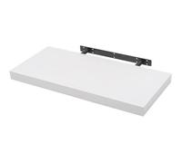 WOLTU Étagère Murale en Bois Étagère Flottante pour Chambre à Coucher, Salle de Bain, Salon, Bureau,30x22.9x3.8cm,Blanc