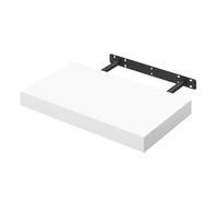 WOLTU Etagere Murale, Etagere, Étagère Murale Bois pour Salon, Cuisine, Chambre, Salle de Bain 40x22.9x3.8cm, Blanc RG9372ws