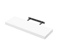 WOLTU Etagere Murale, Etagere, Étagère Murale Bois pour Salon, Cuisine, Chambre, Salle de Bain 70x22.9x3.8cm, Blanc RG9369ws