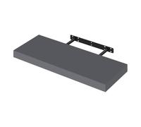 WOLTU Etagere Murale, Etagere, Étagère Murale Bois pour Salon, Cuisine, Chambre, Salle de Bain 60x22.9x3.8cm, Gris Foncé RG9319dgr