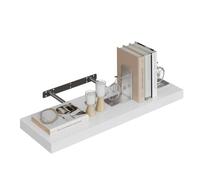 WOLTU Étagère Murale, Etagere Flottante deSHELF RG9479ws, | MDF, Convient aux Salons, Chambres, Salles de Bains, Entrées, Bureaux et à un Usage Décoratif