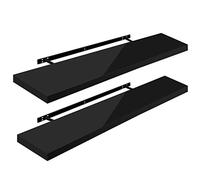 WOLTU Étagère Murale, Etagere Flottante deSHELF RG9484sz-2, | MDF, Convient aux Salons, Chambres, Salles de Bains, Entrées, Bureaux et à un Usage Décoratif