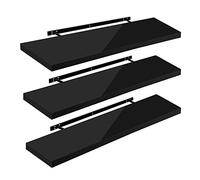 WOLTU Étagère Murale, Etagere Flottante deSHELF RG9484sz-3, | MDF, Convient aux Salons, Chambres, Salles de Bains, Entrées, Bureaux et à un Usage Décoratif
