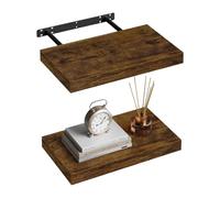 WOLTU Étagère Murale, Étagère Flottante en MDF, Lot de 2, pour Salon, Cuisine, Chambre, Salle de Bain, RG9372hov-2