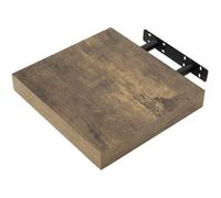 WOLTU Étagère Murale, Étagère Suspendue, Étagère Flottante de CD DVD, 25x23x3.8cm Marron Rustique, RG9365hov