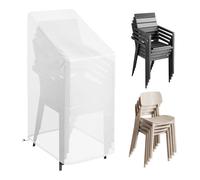 WOLTU Housse de protection pour mobilier de jardin,Résistante aux déchirures imperméable 68x96x150cm,Transparent