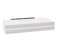 WOLTU Lot de 2 Étagère Murale, pour Salon,Cuisine,Chambre,Salle de Bain,40x22.9x3.8cm,Blanc,RG9372ws-2
