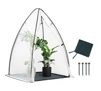WOLTU Mini Serre de Jardin, Anti-Froid, Vert, pour Tomates, 120x180cm | Translucide; Hivernale; Stable; Balcon/Jardin; Toile Noire; Protection