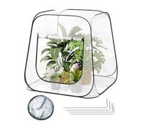 WOLTU Mini-Serre popup, matériau PVC étanche, maintient l'humidité en été et la Chaleur en Hiver, Utilisation en intérieur et en extérieur, 100x100x97 cm, Transparent