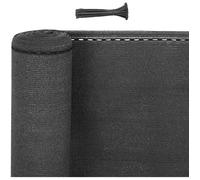 WOLTU Paravent extérieur,Écran Brise-Vue d’intimité,Contre Le Vent, Anthracite,1.5x15m,180 g/m²