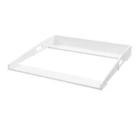WOLTU Plan à Langer en MDF, Plateau pour Table à Langer, Commode à Langer Bébé, 80x75x10cm, Blanc W0ETT0231