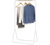 WOLTU Portant à vêtements en Fer,Porte-vêtements portemanteau Environ 79x43x145cm,Blanc