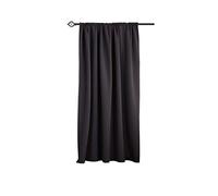 WOLTU Rideau Occultant avec Galon Fronceur, 175x140cm, Anthracite | Isolation thermique, Protection lumière, Réduction du bruit, Salon et chambre, Dimensions variées, Pose facile