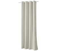 WOLTU Rideau Occultant avec Œillets, 135x225cm, Beige