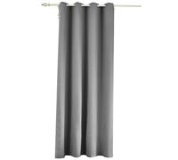 WOLTU Rideau Occultant avec Œillets, 135x225cm, Gris Foncé