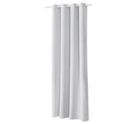 WOLTU Rideau Occultant, avec Œillets, Rideau Thermique Isolant, 1 Pièce, 135x225cm,Gris Clair