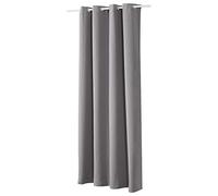 WOLTU Rideau Occultant, avec Œillets, Rideau Thermique Isolant, 1 Pièce, 135x245cm,Gris Foncé