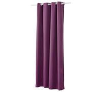 WOLTU Rideau Occultant, avec Œillets, Rideau Thermique Isolant, 1 Pièce, 135x245cm,Violet
