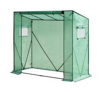 WOLTU Serre à Tomates PE, Translucide, Vert, 200x77x146/169cm | Serre de Jardin; Imperméable; Polyvalente; Tous Temps; Jardin/Terrasse; Pour Plantes
