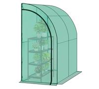 WOLTU Serre d'Hivernage Murale, Imperméable, Vert, 200x100x210cm | PE 140g/m²; Renforcée; Toutes Saisons; Plantes/Légumes; Fleurs; Jardin