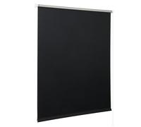 WOLTU Store Occultant Enrouleur sans Perçage, 90x210 cm, Noir | Rideau Thermique Opaque avec Revêtement d'argent, Protection Soleil, pour Fenêtre ou Porte, Largeur du Tissu 86 cm