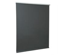 WOLTU Store Occultant Enrouleur sans Perçage, 120x210 cm, Anthracite | Rideau Thermique Opaque avec Revêtement d'argent, Protection Soleil, pour Fenêtre ou Porte, Largeur du Tissu 116 cm
