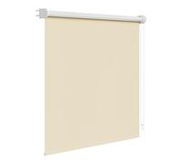 WOLTU Store Occultant Enrouleur avec Installation par Perçage Uniquement, Rideau Opaque avec Revêtement d'argent pour Fenêtre ou Porte, 160x160 cm [Largeur du Tissu: 156 cm], Beige