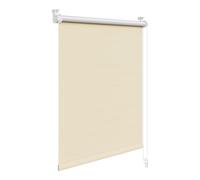 WOLTU Store Occultant Enrouleur sans Perçage, 110x160 cm, Beige | Rideau Thermique Opaque avec Revêtement d'argent, Protection Soleil, pour Fenêtre ou Porte, Largeur du Tissu 106 cm
