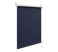 WOLTU Store Occultant Enrouleur sans Perçage, 120x160 cm, Bleu | Rideau Thermique Opaque avec Revêtement d'argent, Protection Soleil, pour Fenêtre ou Porte, Largeur du Tissu 116 cm