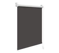 WOLTU Store Occultant Enrouleur sans Perçage, 50x160 cm, Anthracite | Rideau Thermique Opaque avec Revêtement d'argent, Protection Soleil, pour Fenêtre ou Porte, Largeur du Tissu 46 cm