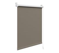 WOLTU Store Occultant Enrouleur sans Perçage, Rideau Opaque avec Revêtement d'argent, Protection Soleil, pour Fenêtre ou Porte, 105x160 cm [Largeur du Tissu: 101 cm], Taupe