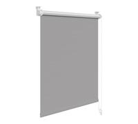 WOLTU Store Occultant Enrouleur sans Perçage, Rideau Opaque avec Revêtement d'argent, Protection Soleil, pour Fenêtre ou Porte, 110x210 cm [Largeur du Tissu: 106 cm], Gris