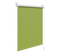 WOLTU Store Occultant Enrouleur sans Perçage, Rideau Opaque avec Revêtement d'argent, Protection Soleil, pour Fenêtre ou Porte, 110x160 cm [Largeur du Tissu: 106 cm], Vert